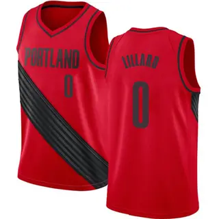 Men's Damian Lillard Portland Trail Blazers Red Jersey - Statement Edition - Swingman