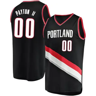 Men's Gary Payton II Portland Trail Blazers Black Jersey - Icon Edition - Fast Break