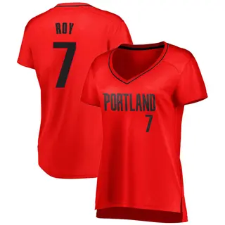 Women's Brandon Roy Portland Trail Blazers Red Jersey - Statement Edition - Fast Break