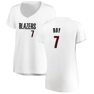 Women's Brandon Roy Portland Trail Blazers White Jersey - Association Edition - Fast Break
